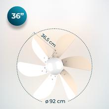 Ventilatore da soffitto EnergySilence Aero 3600 Vision SunLight