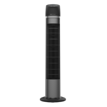 EnergySilence 7050 SkyLine Control. Ventilador de Torre con Mando a Distancia y Temporizador, 45 W, Altura 33", Motor de cobre, 3 Velocidades, Oscilación, Indicador LED