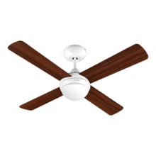 Ventilateur de plafond EnergySilence Aero 4200 Fresh avec télécommande, minuterie et lampe LED. 55 W, 42", 4 pales réversibles en bois foncé, 3 vitesses et fonction Hiver.