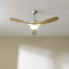 EnergySilence Aero 5290 Golden Pro. Ventoinha de teto com controlo remoto, temporizador e luz LED, 35 W, motor DC, 52", 3 pás reversíveis, 5 velocidades, função Inverno, Dourado