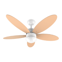 Deckenventilator mit Fernbedienung, Zeitschaltuhr und LED-Licht EnergySilence Aero 4250 Flow Orange. 40 W, DC-Motor, 42", 5 umkehrbare Klingen, 6 Geschwindigkeiten, Winterfunktion, Orange