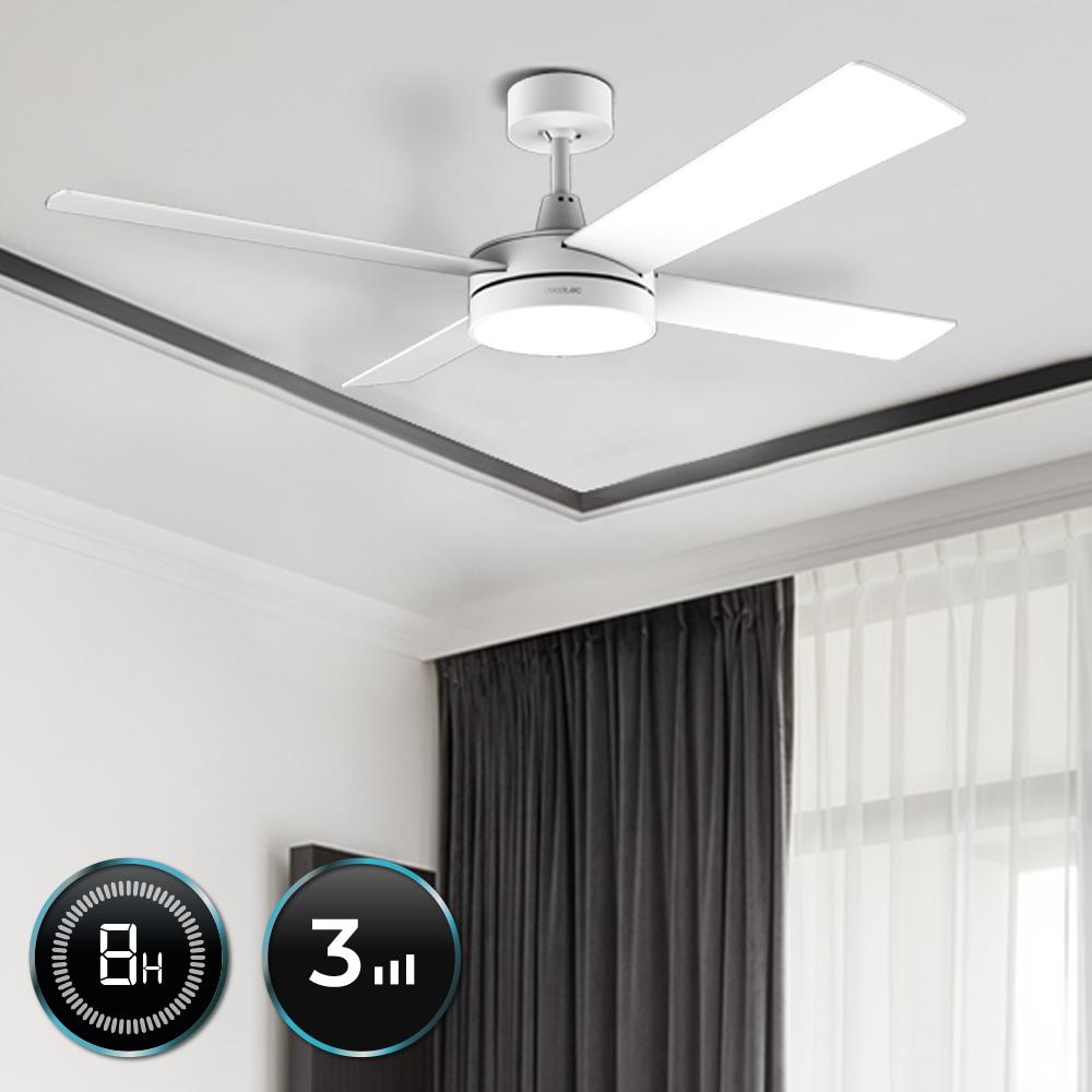 Ventilador de techo Cecotec EnergySilence Aero 5200 White Design -  Calefacción y ventilación - Los mejores precios