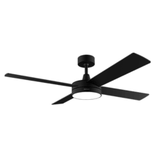 EnergySilence Aero 5200 Black Line Ventilador de techo de 65 W y 52” con luz LED.