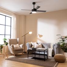 EnergySilence Aero 5200 Black Line Ventilador de techo de 65 W y 52” con luz LED.