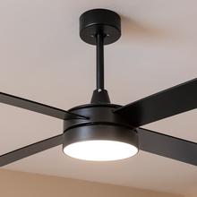 EnergySilence Aero 5200 Black Line Ventilador de techo de 65 W y 52” con luz LED.