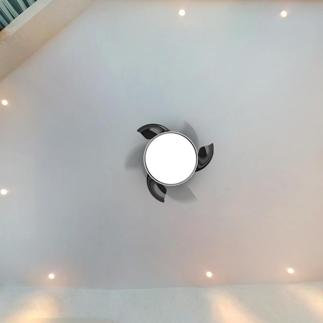 Ventilador de Techo con Aspas Retráctites y Lámpara EnergySilence Aero 4280 Invisible White. 40 W, Diámetro 42" (106cm), Temporizador, 3 Tonos de Luz, Función Verano-Invierno