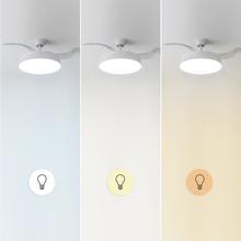 Ventilatore da soffitto con pale a scomparsa e lampada EnergySilence Aero 4280 Invisible White. 40 W, Diametro 42" (106 cm), Timer, 3 tonalità di luce, funzione estate-inverno