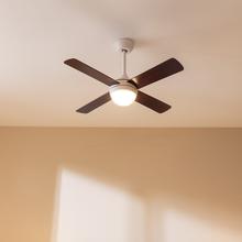 Ventilateur de plafond EnergySilence Aero 4250 Fresh 55 W et 42" avec lumière LED, télécommande, minuterie, 3 vitesses et 4 pales réversibles.