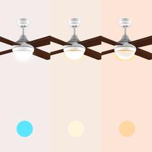 Ventilatore da soffitto EnergySilence Aero 4250 Fresh da 55 W e 42” con luce LED, telecomando, timer, 3 velocità e 4 pale reversibili.