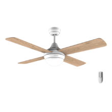 EnergySilence Aero 4250 DC Fresh Ventilador de techo de 40 W con motor DC  y 42” con luz LED, mando a distancia, temporizador, 6 velocidades y 4 aspas reversibles.