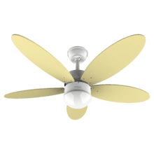 EnergySilence Aero 4259 SunLight Ventilador de techo de 40 W con motor DC  y 42” con luz LED, mando a distancia, 6 velocidades y 5 aspas reversibles.