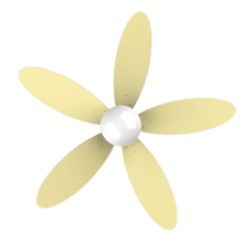 Ventilador de techo EnergySilence Aero 4260 SunLight Ventilador de techo de 40 W con motor DC  y 42” con luz LED, mando a distancia , temporizador, 6 velocidades y 5 aspas reversibles.