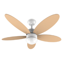 Ventilador de techo EnergySilence Aero 4260 Orange Ventilador de techo de 40 W con motor DC  y 42” con luz LED, mando a distancia , temporizador, 6 velocidades y 5 aspas reversibles.