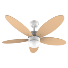 Ventilatore da soffitto EnergySilence Aero 4260 Orange da 40 W con motore DC e 42" con luce LED, telecomando, timer, 6 velocità e 5 pale reversibili.