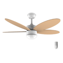 Ventilador de techo EnergySilence Aero 4260 Orange Ventilador de techo de 40 W con motor DC  y 42” con luz LED, mando a distancia , temporizador, 6 velocidades y 5 aspas reversibles.