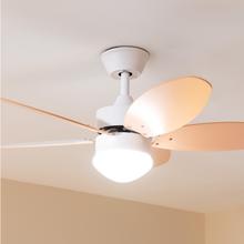 Ventilatore da soffitto EnergySilence Aero 4260 Orange da 40 W con motore DC e 42" con luce LED, telecomando, timer, 6 velocità e 5 pale reversibili.