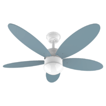 Ventilatore da soffitto EnergySilence Aero 4260 Sky 40 W con motore DC e 42" con luce LED, telecomando, timer, 6 velocità e 5 pale reversibili.