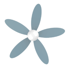 Ventilador de techo EnergySilence Aero 4260 Sky Ventilador de techo de 40 W con motor DC  y 42” con luz LED, mando a distancia , temporizador, 6 velocidades y 5 aspas reversibles.