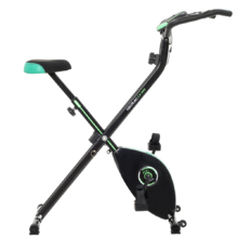 Klappbarer Heimtrainer mit Schwungrad 2,5 kg X-Bike. Silence Fit System, Ergonomisch, Verstellbarer Lenker und Sattel, Herzfrequenzmesser, LCD-Display, Räder, Maximalgewicht 100 kg