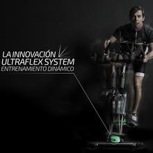 Spin bike UltraFlex 25. Sistema di ammortizzazione. Volano da 25 kg. Display LCD.