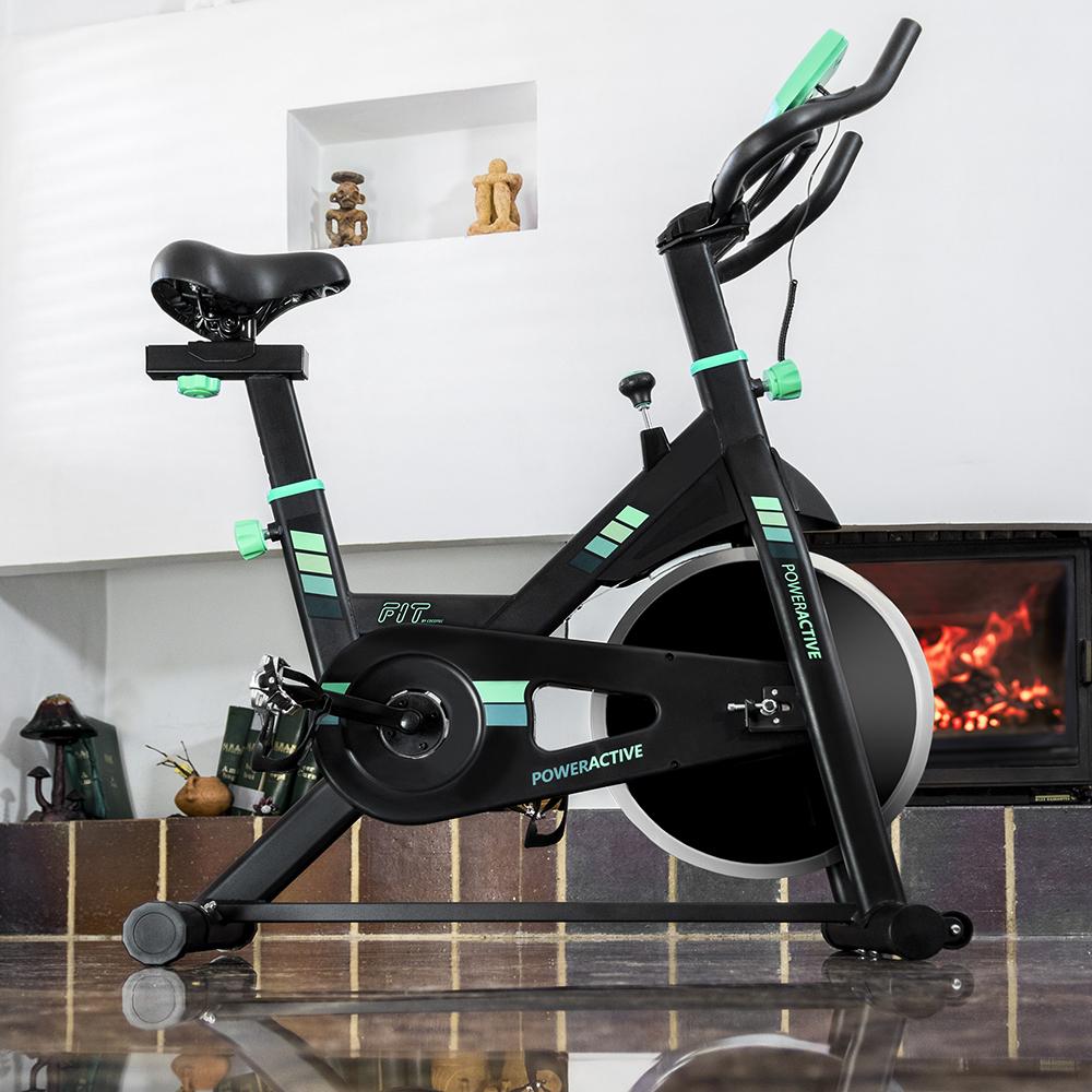 Power Active Fitnessrad, 16 Kilo Schwungrad, SilenceFit System