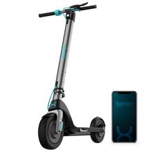 Trottinette électrique Bongo Série A Connected. Puissance maximale de 700 W, App pour smartphones, batterie interchangeable, autonomie illimitée de 25 km et roues anti-crevaison de 8,5”.