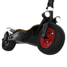 Trottinette électrique Bongo Série Z Red. Puissance maximale de 1100 W, batterie extractible, autonomie illimitée de 45 km, traction arrière et roues  anti-crevaison de 12”
