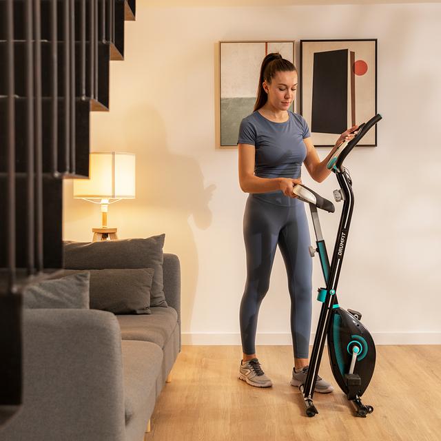 Bicicleta Cecotec DrumFit X-Bike Neo plegable con ruedas de transporte