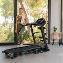 DrumFit WayHome 1600 Obelia Ultraflex Pro. Cinta de Correr Plegable de 1500 W, Velocidad Ajustable, Inclinación Motorizada, Superficie de 130x42 cm, Sistema Amortiguación, Pantalla, Cinturón de masaje