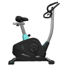 DrumFit Cycle 6000 Pegasus Pro Heimtrainer. Einstellbarer magnetischer Widerstand mit Motor, Lenker mit Herzfrequenzsensor, verstellbarer Sattel, Gerätehalterung, Räder