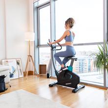 Cyclette DrumFit Cycle 6000 Pegasus Pro. Resistenza magnetica regolabile con motore, manubrio con sensore di frequenza cardiaca, sella regolabile, supporto per dispositivo, ruote