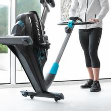 DrumFit Cycle 9000 Talos. Bicicleta Estática con Resistencia Magnética regulable manualmente, Manillar con sensor de frecuencia cardíaca, Sillín regulable, Soporte para dispositivos, Ruedas