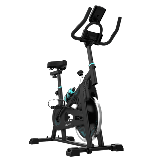 Bicicleta indoor Cecotec DrumFit 10000 Teseo vista frontal lateral