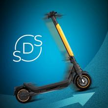 Bongo Serie X45 Sport Connected Patinete eléctrico de 900 W con una autonomía de  hasta 45 km, sistema de conducción adaptativa S-Driving System que mantiene la velocidad total en pendientes y sistema de frenado mediante disco de freno delantero de alta precisión y e-ABS con frenada regenerativa. Certificado para cumplir con los requisitos de la normativa española de circulación.