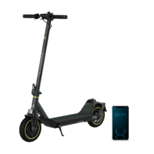 Bongo Serie M40 XL Connected DE Patinete eléctrico con potencia máxima de  700 W que permite superar pendientes y desplazarse por cualquier superficie. Con autonomía de hasta 40 km. Cumple con todos los requisitos de la nueva normativa alemana de circulación.