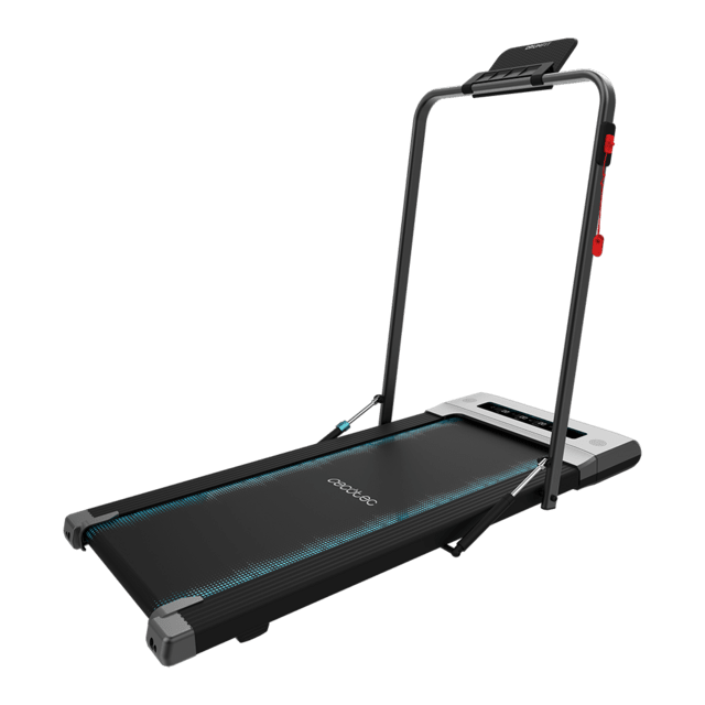Cinta de andar CECOTEC DrumFit WayHome 600 Pad con barra plegable y soporte para tablet