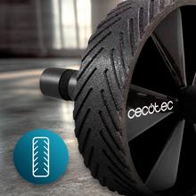DrumFit AB Wheel Ruota per addominali per allenare il core e gli addominali. Rivestimento in gomma sulla parte esterna per una migliore presa e stabilità. Con impugnature imbottite e antiscivolo. Tappetino in gomma EVA incluso.