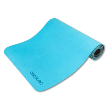 DrumFit Yoga Mat Esterilla de yoga de 183 x 61 cm con 0,8 cm de espesor. Material TPE. Tejido con patrón antideslizante. Incorpora un asa de transporte para llevarla a cualquier parte.