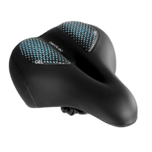 DrumFit SitBike Gel Selle en gel ultra-confortable. Cette selle est compatible avec toutes les tiges de selle avec un rail de 7 mm de diamètre et avec les tiges de selle avec un tube de 23 mm de diamètre. Avec fente centrale.