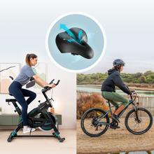 DrumFit SitBike Gel Selle en gel ultra-confortable. Cette selle est compatible avec toutes les tiges de selle avec un rail de 7 mm de diamètre et avec les tiges de selle avec un tube de 23 mm de diamètre. Avec fente centrale.