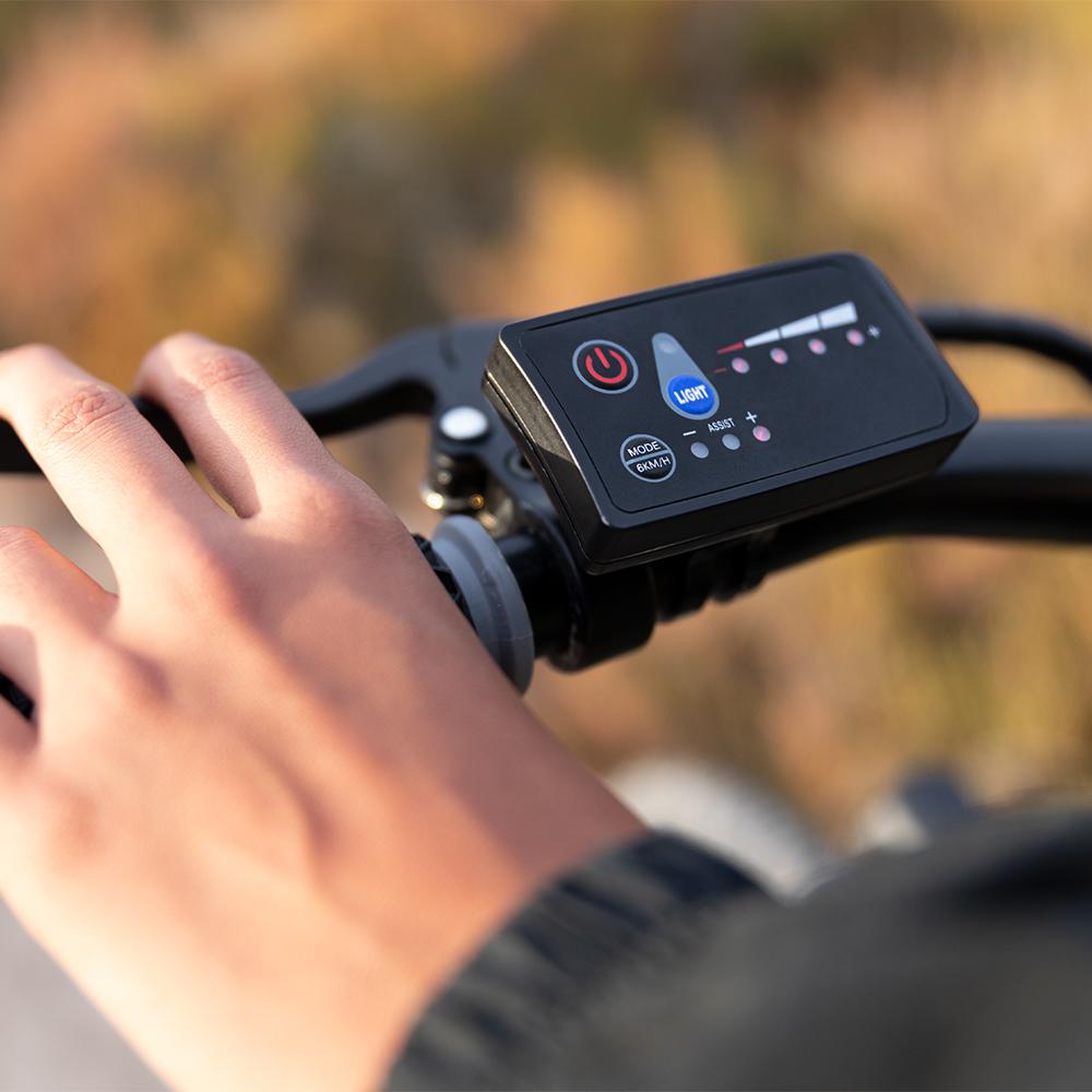 Panel de control de la bicicleta eléctrica Cecotec e-Xplore