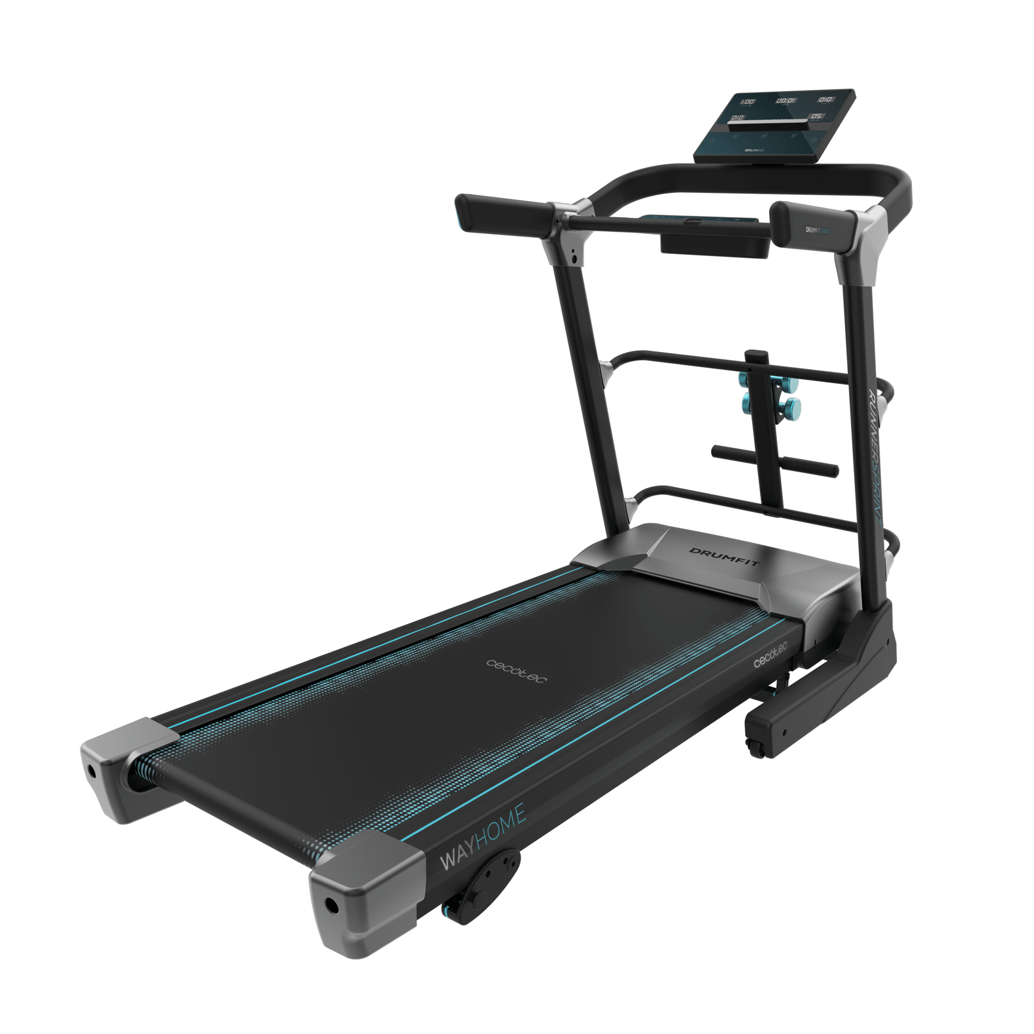 Tapis De Marche Motorisé 6 Km/h - Compact, Silencieux, Idéal Pour Marcher En Télétravail Ou à La Maison