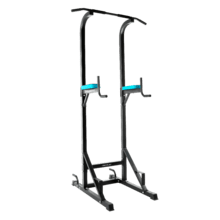 Drumfit PullUps 4000 Power tower. Chaise romaine multifonction Barre de traction et dips. Rembourrée et dotée de poignées antidérapantes. Hauteur réglable. Poids maximal : 150 kg.