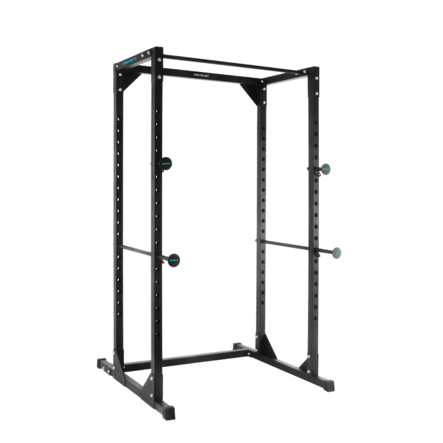 Drumfit PowerRack 1000 Power Rack. Chaise romaine pour s'entraîner en toute sécurité avec des poids et des barres de traction.