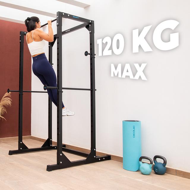 Barra de dominadas de la Cecotec Drumfit PowerRack 1000
