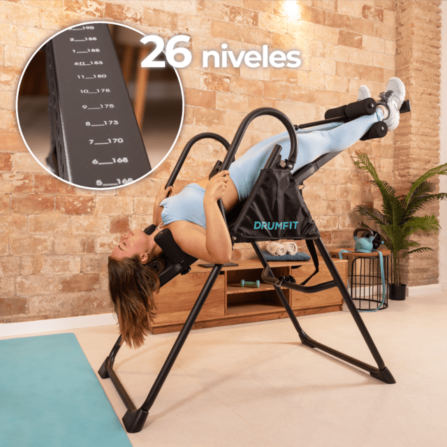 Cecotec DrumFit Inversion 1800 con 26 niveles ajustables