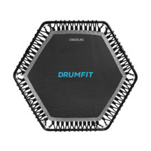 Drumfit Jump 1270 Trampolino fitness. 127 cm di diametro. Altezza regolabile a 6 livelli Base a 7 gambe. Peso massimo dell’utente: 100 kg