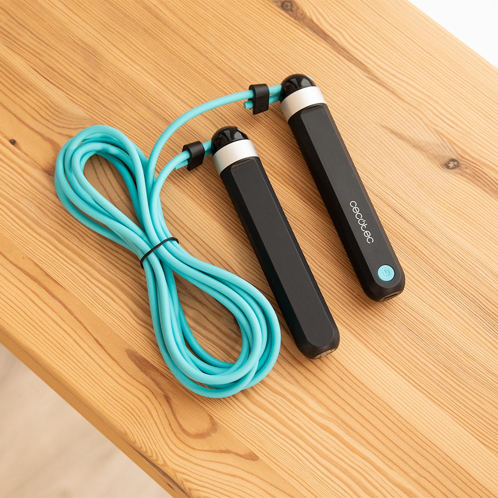 Cuerda larga de 3 metros de la Cecotec DrumFit SmartComba 3000 Connected