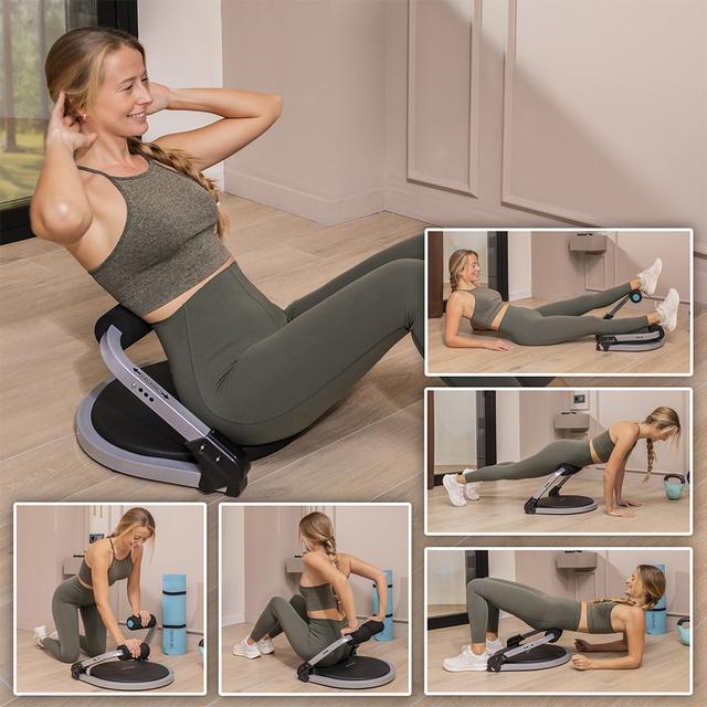 Drumfit MultiTrain 6000 Plataforma de ejercicios funcionales. Hasta 6 ejercicios diferentes. 4 niveles de intensidad. Sistema de rebote asistido. Plegable. Máximo peso de usuario 90 kg.