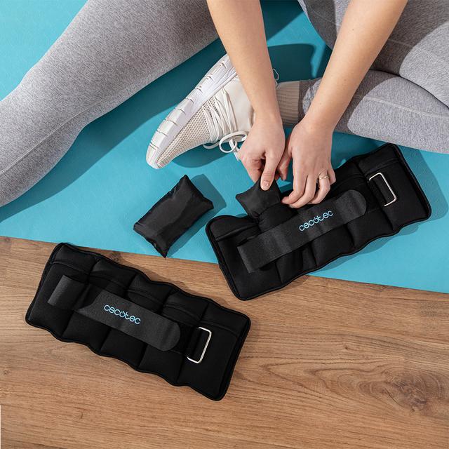 Sacos extraíbles de 500 gramos del set CECOTEC Drumfit AnkleBell 2500 Neo